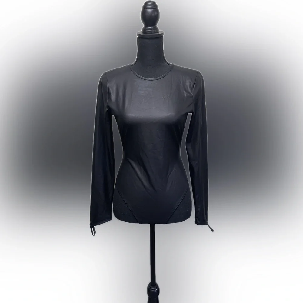 Disturbia Black Long Sleeve Bodysuit - Picture 8 of 10